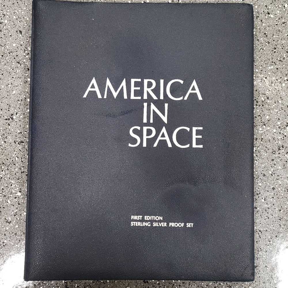 America in space sterling silver coin book